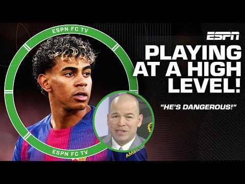 Lamine Yamal is playing consistent and is a difference maker for Barcelona! - Ale Moreno | ESPN FC