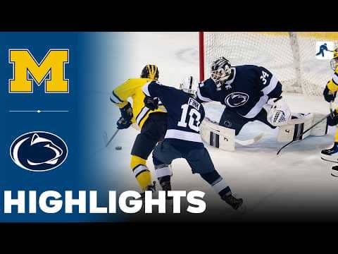 Michigan vs Penn State | NCAA College Hockey | Highlights - March 14, 2026
