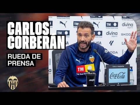 RUEDA DE PRENSA DE CARLOS CORBERÁN PREVIA AL FC CARTAGENA - VALENCIA CF