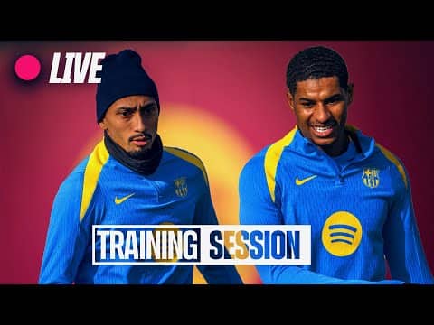 🔴 LIVE | FINAL TRAINING SESSION before FC BARCELONA vs FC COPENHAGEN 🔵🔴