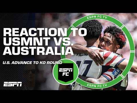 FULL REACTION to USA vs. Australia 🔍 'THE U.S. WERE IN CONTROL ALL NIGHT!' - Geoff Cameron | ESPN FC