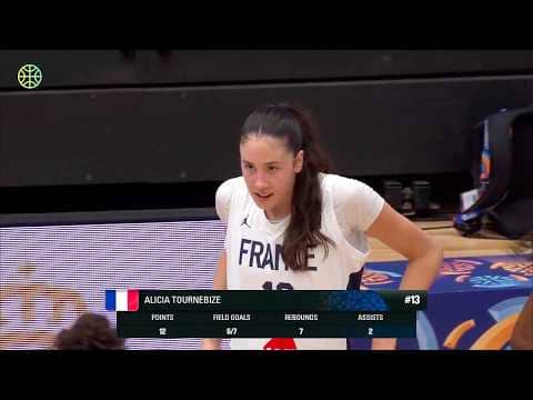 18-Year-Old Alicia Tournebize is DUNKING in Games | FIBA Basketball