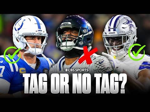 Franchise tag or no tag for top NFL Free Agents: Kenneth Walker, Daniel Jones & MORE