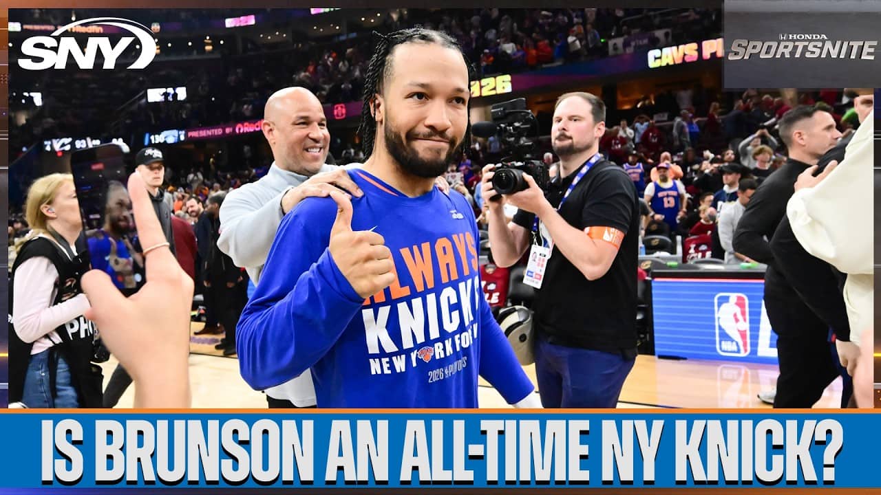 Is Jalen Brunson in the conversation as the greatest Knick of all time? | SportsNite