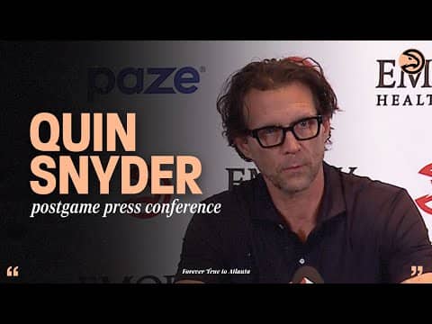Hawks vs. Bucks Postgame Press Conference: Quin Snyder