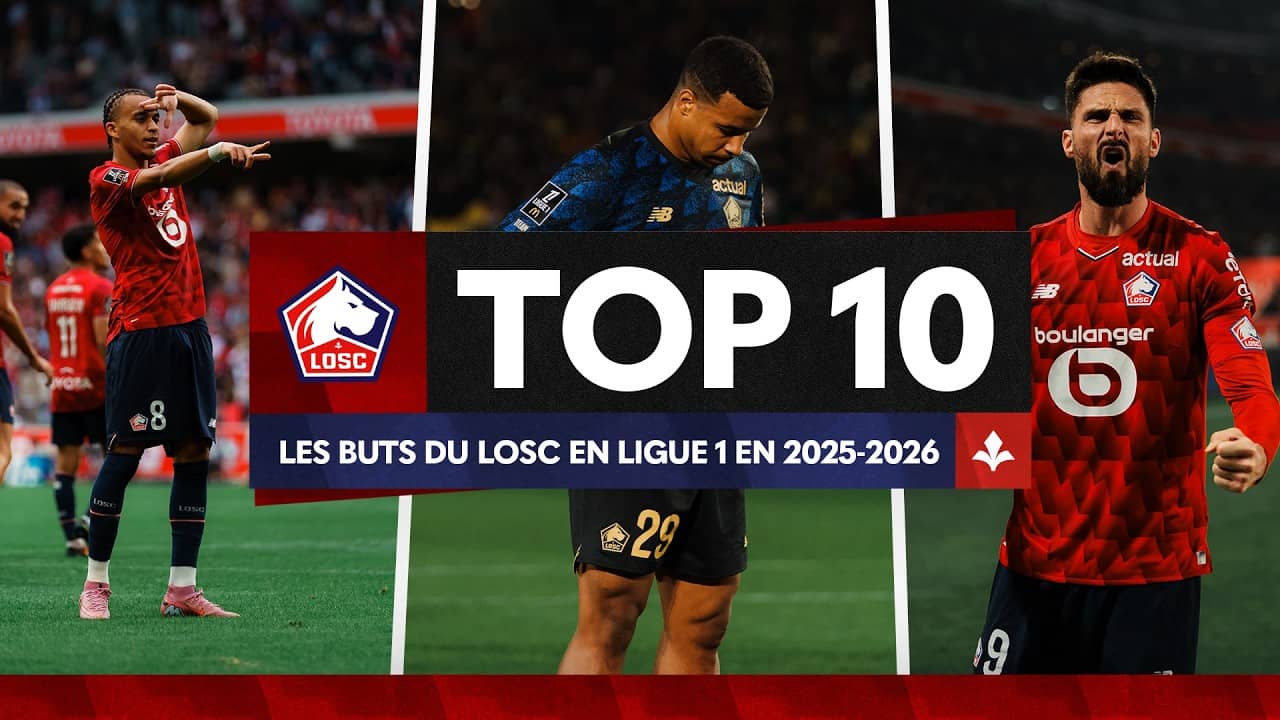 Top 10 I Mbappé, Giroud, Igamane... Les plus beaux buts du LOSC en Ligue 1 cette saison 🤯⚽️