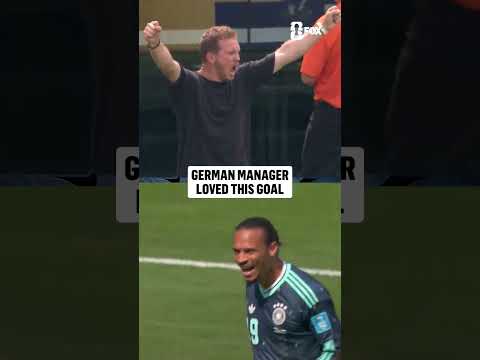 Julian Nagelsmann couldn't get enough of Germany's early goal vs Ecuador