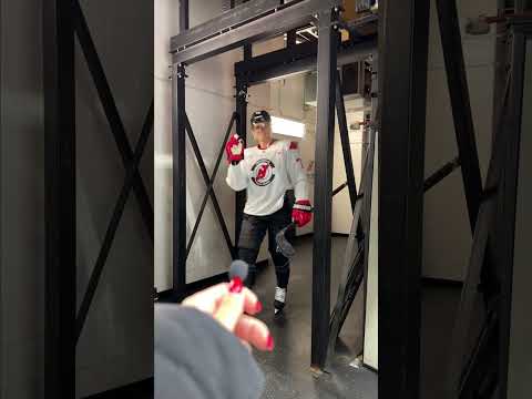 Answer very carefully, boys. #shorts #njdevils #admin #nhl #hockey #dougie