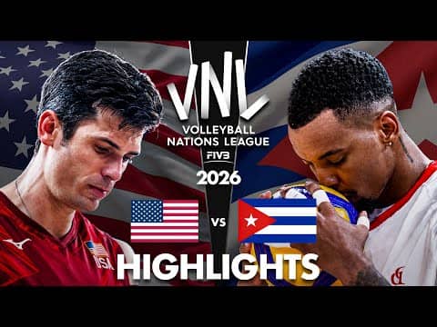 Cuba 🇨🇺 vs USA 🇺🇸 | Highlights | Men's VNL 2026