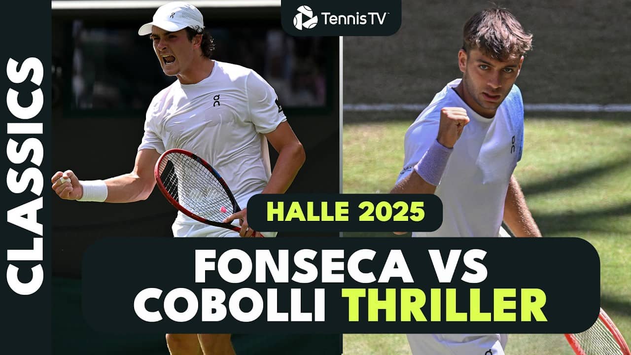 Joao Fonseca vs Flavio Cobolli THRILLER 🔥 | Halle 2025 Extended Highlights