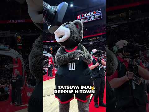 A warm H-Town welcome for Tatsuya Imai 🤘 #rockets