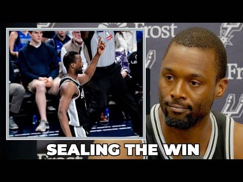 Harrison Barnes on Fourth Quarter Stops Against Dallas