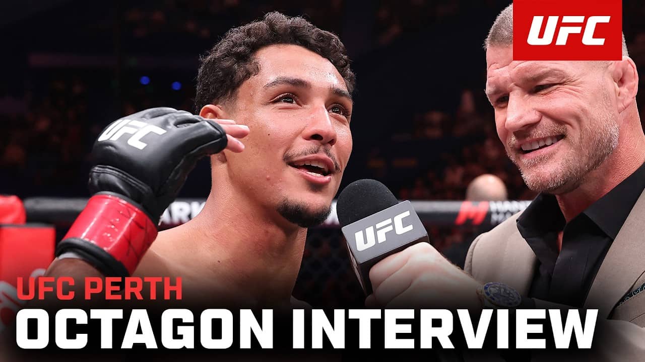 Marwan Rahiki Octagon Interview | UFC Perth