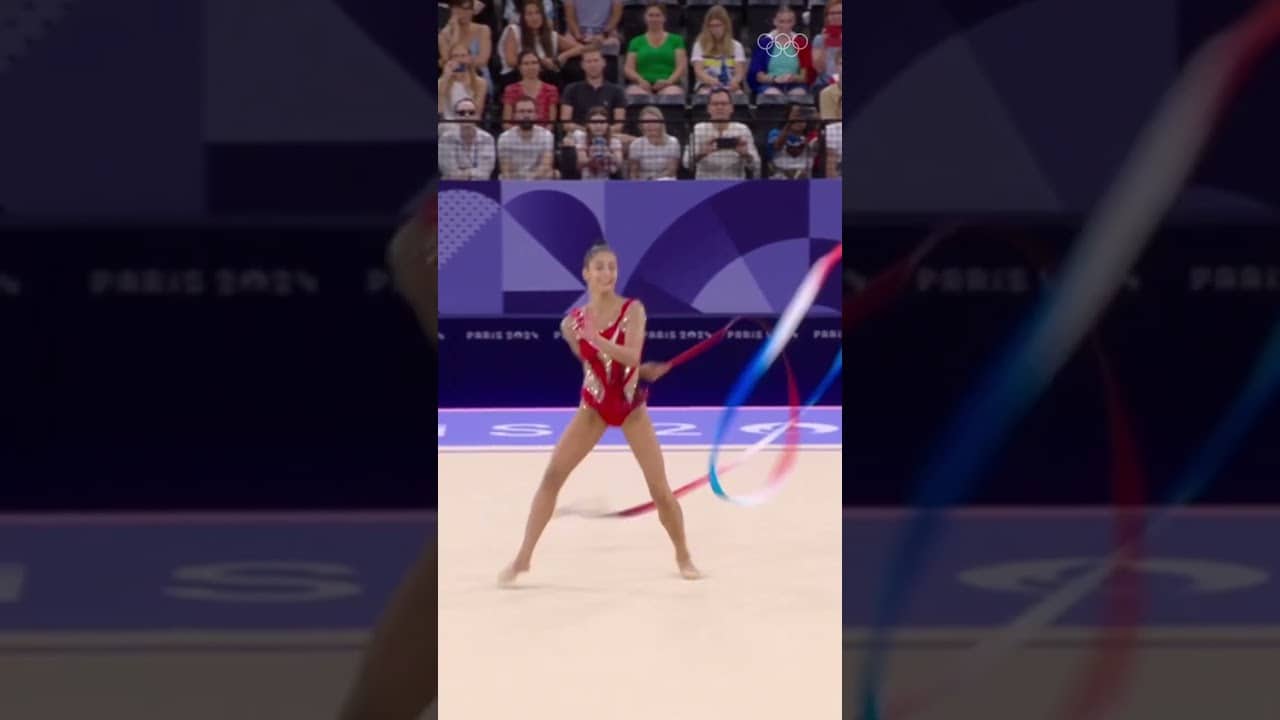 Sofia Raffaeli left it all on the floor at #Paris2024! 🤩