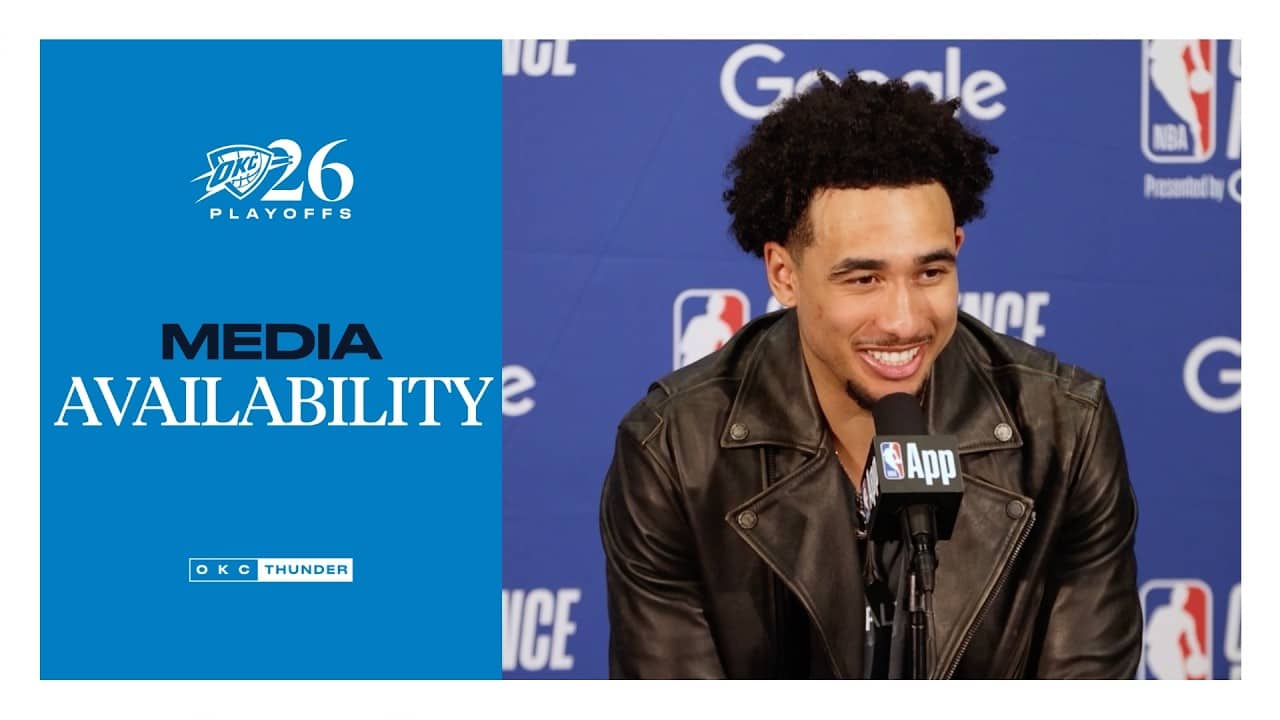 Jared McCain on Confidence | Playoffs | WCF Game 3 | Postgame Media | May 22, 2026