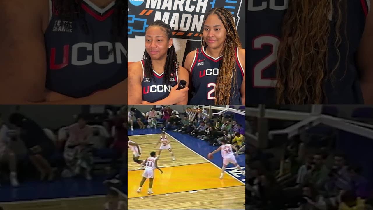 Women's Final Four stars and coaches react to throwback footage 🎞️ #shorts