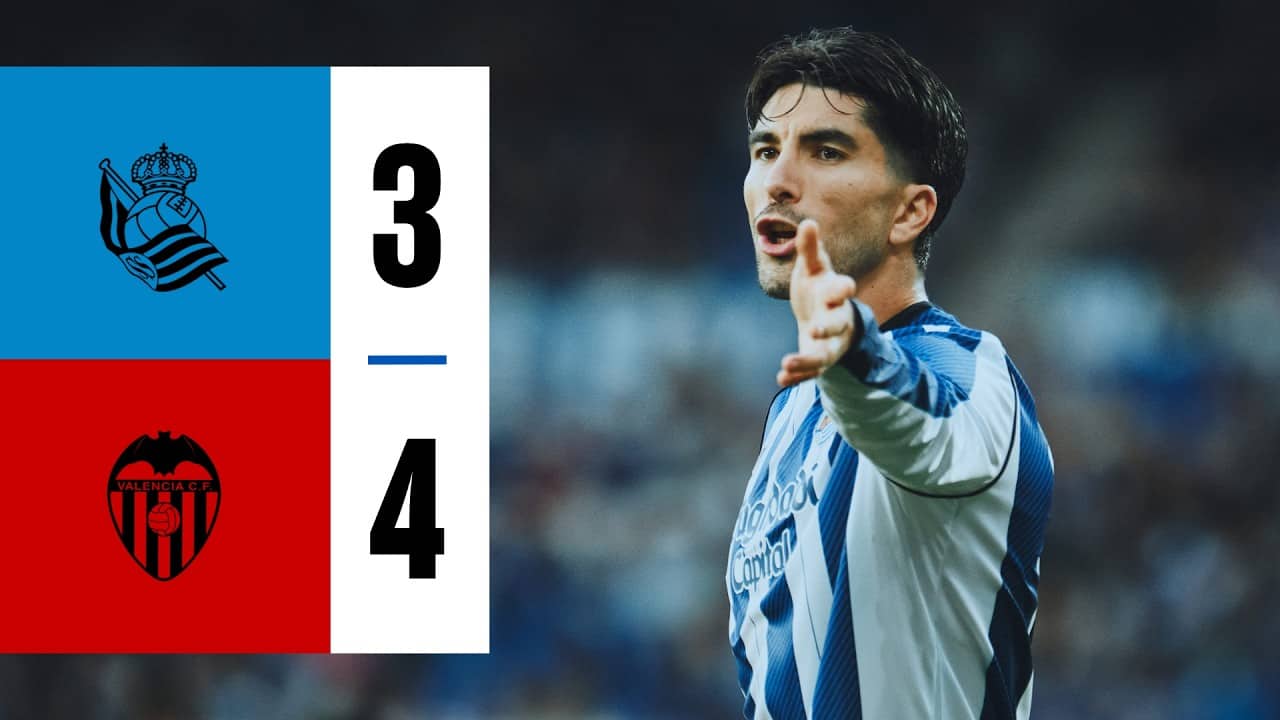 HIGHLIGHTS | LaLiga 25-26 | J37 | Real Sociedad 3 - 4 Valencia CF