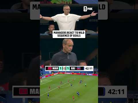 Plenty of emotions to navigate for both managers though the first half