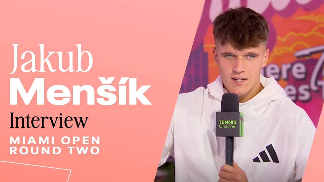 Jakob Mensik Inspired by "The Last Dance", Looks to Defend Title | 2026 Miami Open