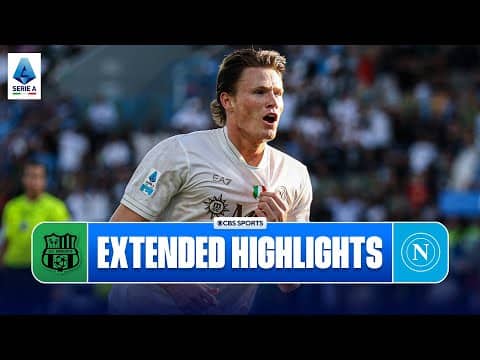 Sassuolo vs. Napoli: Extended Highlights | Serie A | CBS Sports Golazo