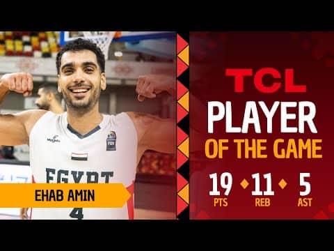 Ehab Amin (19 PTS) | TCL Player Of The Game | EGY 🇪🇬 vs SEN 🇸🇳 | #AfroBasket 2025