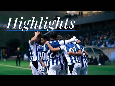HIGHLIGHTS | 3ª RFEF 25-26 | J12 | Real Sociedad C 2-1 Zarautz KE | Zubieta