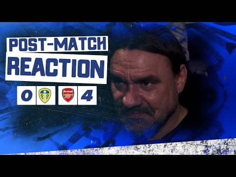 “We will move on” | Daniel Farke reaction | Leeds United 0-4 Arsenal