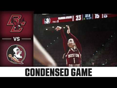 Boston College vs. Florida State Condensed Game | 2025-26 ACC Women's Basketball