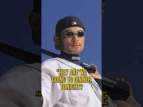 Ichiro once pretended not to understand questions from the press...just so he could bounce