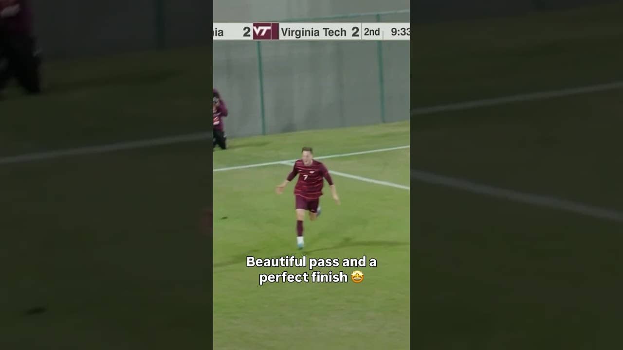 For the hattrick 😱 #virginiatech #accsoccer #collegesoccer