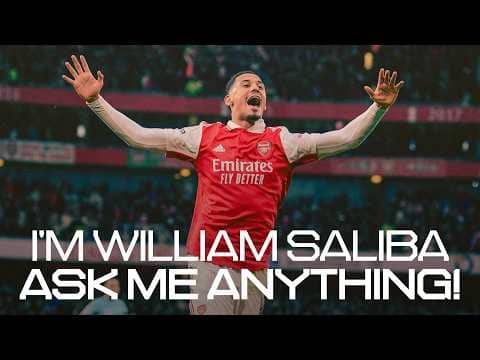 ASK ME ANYTHING l William Saliba answers YOUR questions on celebrations & winning the Premier League