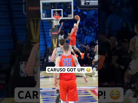 Alex Caruso brought the house down in Vegas with this slam 😳