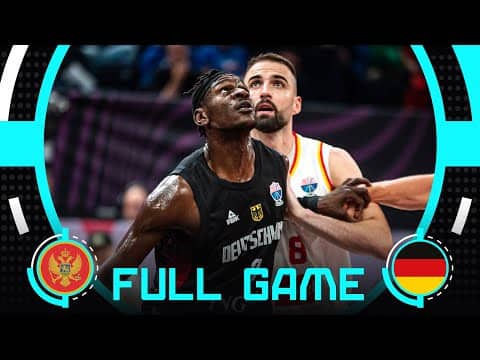 Group Phase | Montenegro v Germany | Full Basketball Game | FIBA EuroBasket 2025