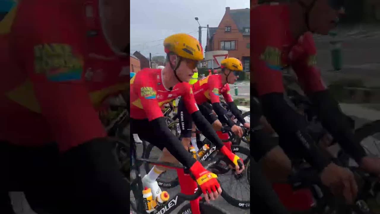 Crash! This Is Why Riders Want To Be At The Front Of The Peloton