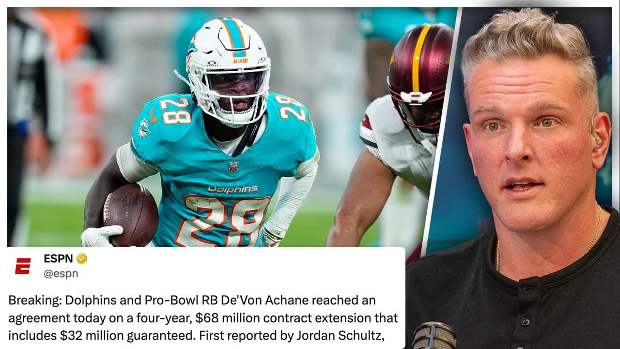 Miami Locks Down De'Von Achane With 4-Year, $68 Million Extension