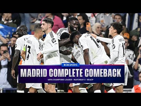 UCL: Real Madrid overcome two goal deficit to defeat Dortmund | Morning Footy | CBS Sports Golazo