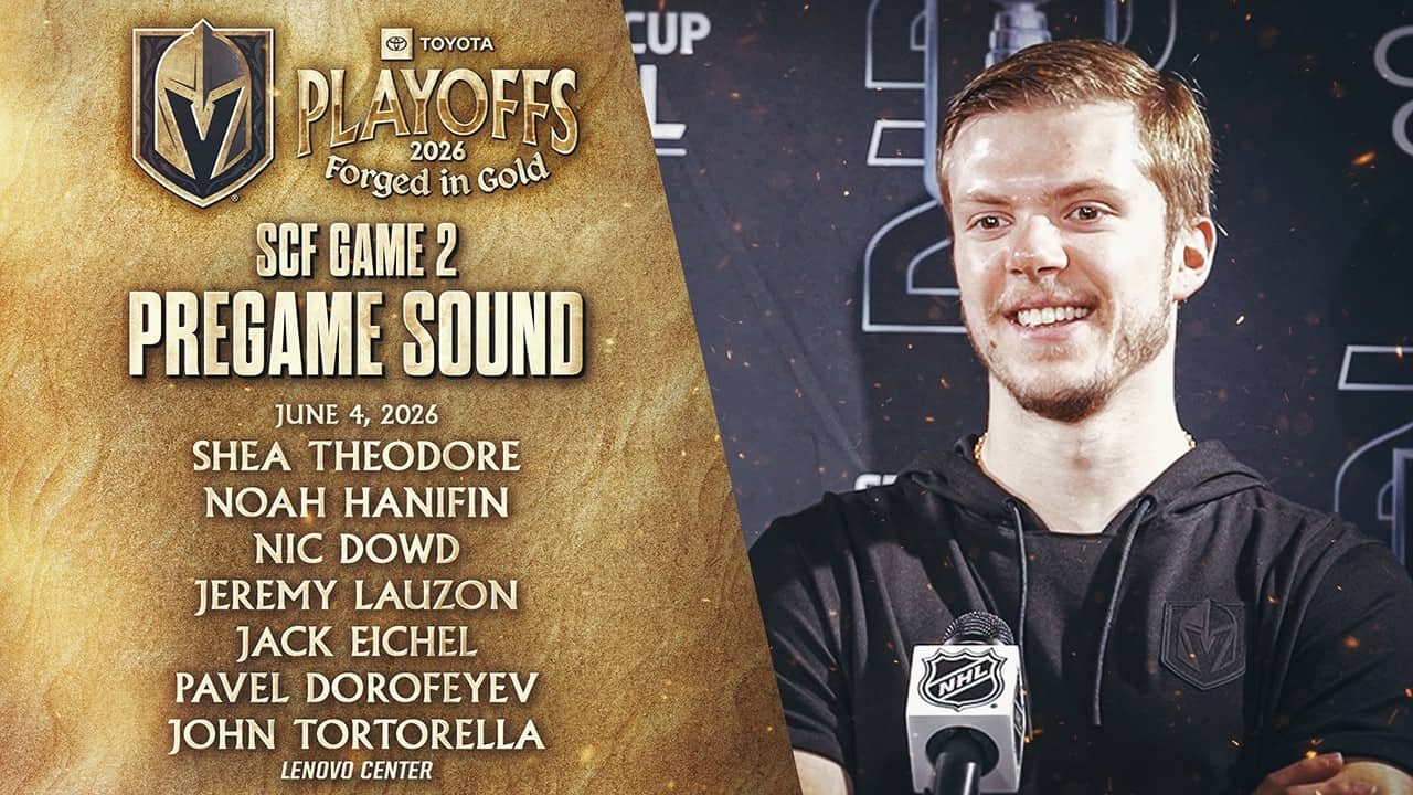 🎥 SCF Game 2 PREGAME SOUND: Theodore, Hanifin, Dowd, Lauzon, Eichel, Dorofeyev & Tortorella