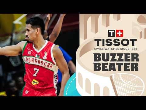 Kiady Mijoro 🇲🇬 | 🚨 TISSOT Buzzer Beater | FIBA Basketball World Cup 2027 African Qualifiers
