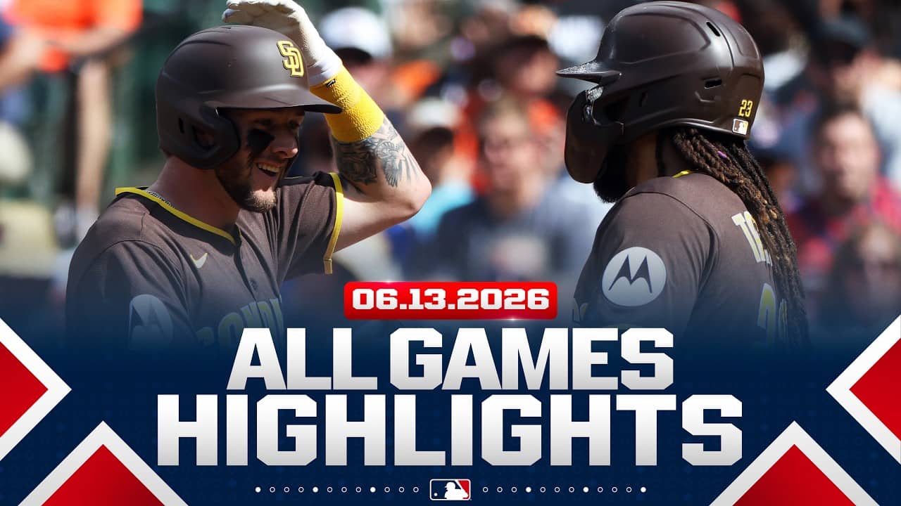 Highlights from ALL GAMES on 6/13 (Padres hit FIVE HOMERS, Yoshinobu Yamamoto DOMINATES and MORE!)