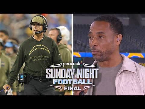 Jim Harbaugh: Chargers' players have ‘hearts of champions’ | PSNFF | NFL on NBC