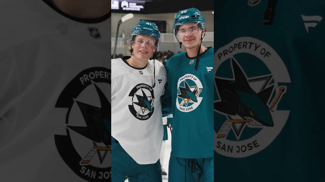 The camp finale. ⛺️  #hockey #nhl #sharks
