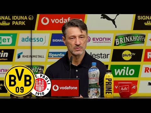 Live: Pressekonferenz mit Kovac & Blessin | BVB - FC St. Pauli