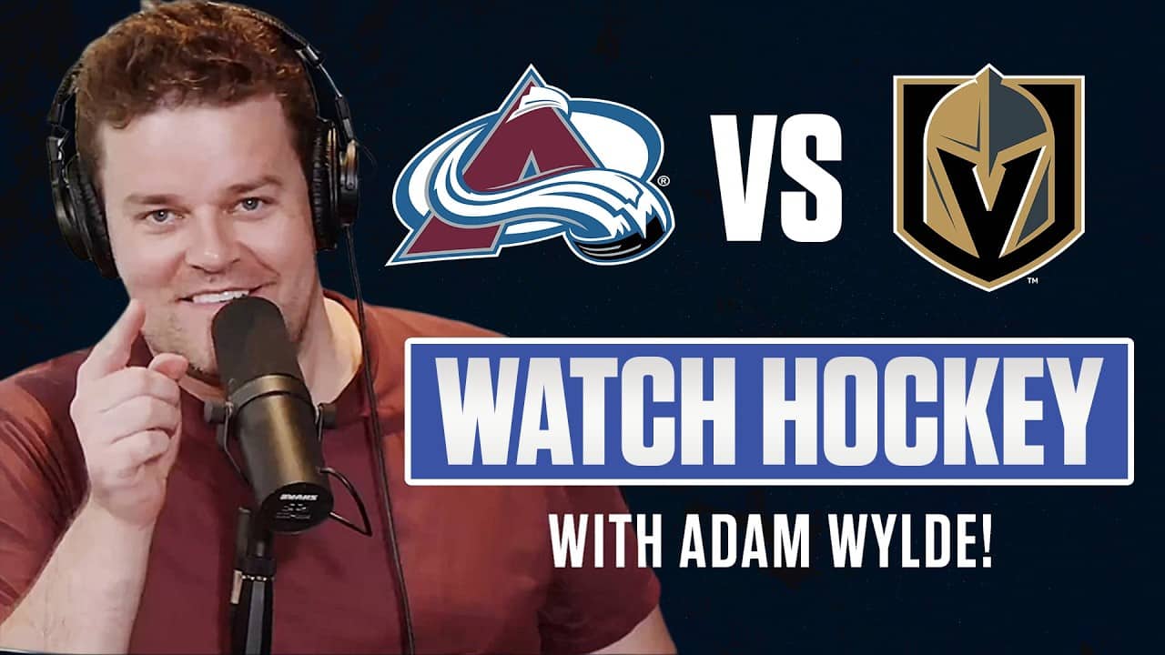 Vegas Golden Knights vs Colorado Avalanche GAME 4 LIVE w/ Adam Wylde
