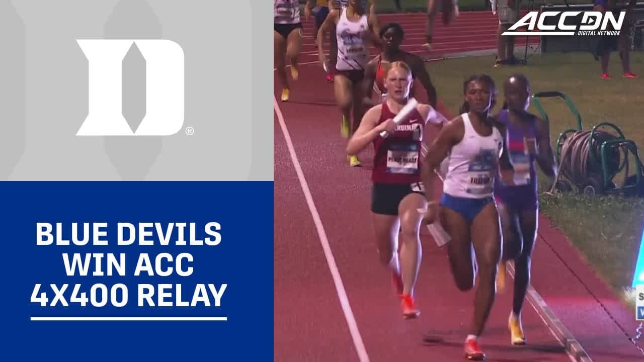 Blue Devils Win ACC 4x400 Relay