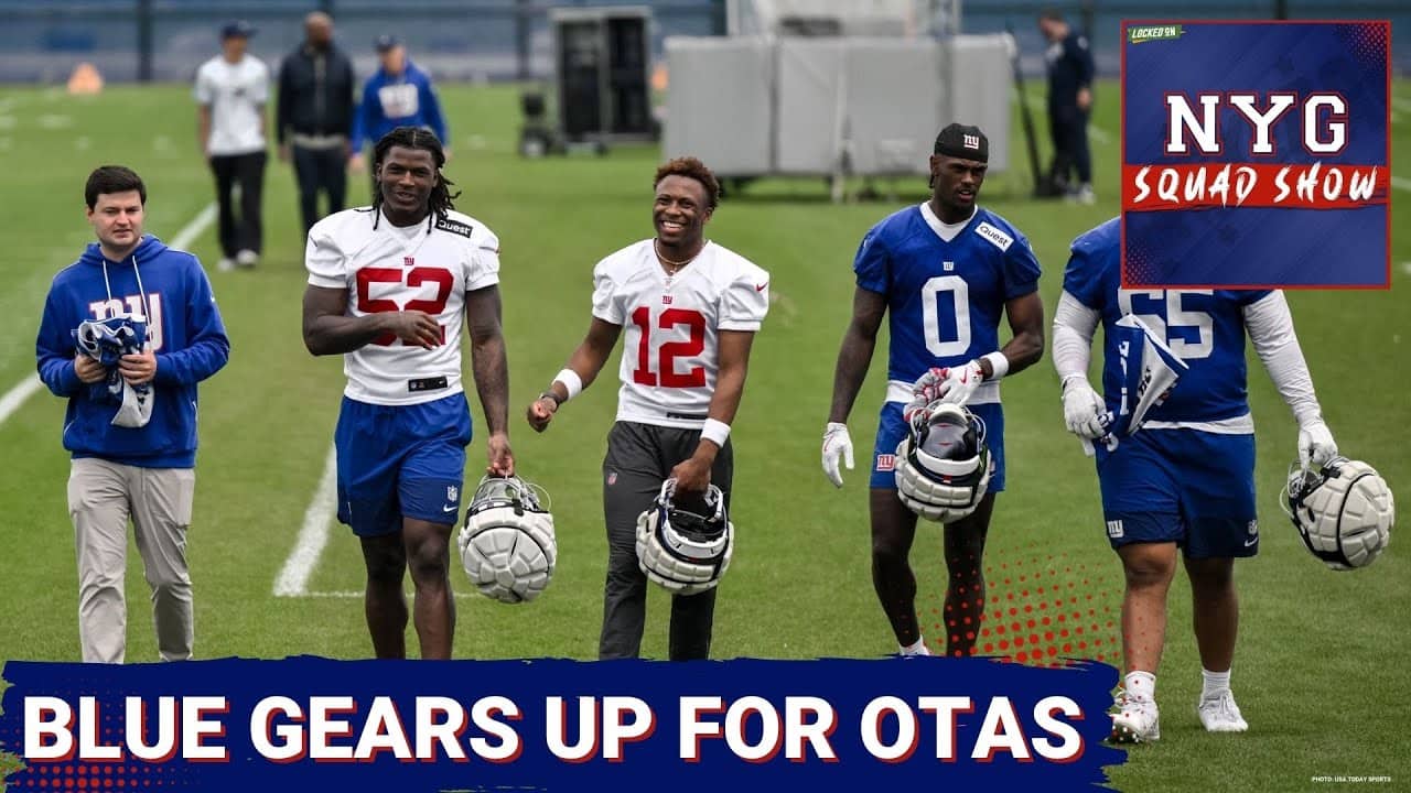 GIANTS SQUAD SHOW: OTA Storylines: Malik Nabers Concern, WR Questions, Eli Talks