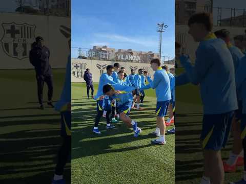 The team welcomes Cancelo 🫶 #shorts #fcbarcelona #shortsfeed