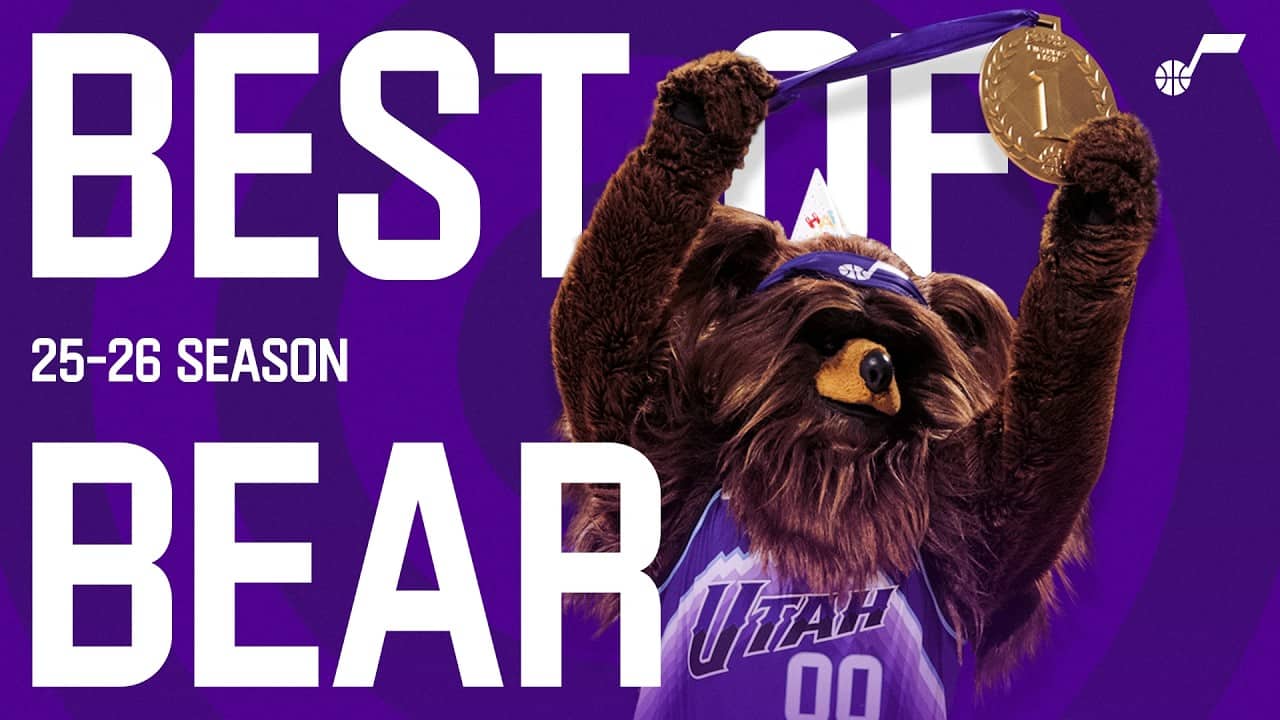 BEST BEAR MOMENTS of the 2025-26 Season 🐻 | UTAH JAZZ