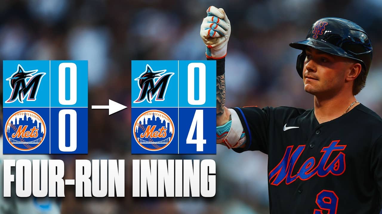 Bats Start HOT! Mets Score Four Runs in the First Inning | FULL INNING