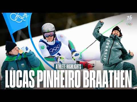 HISTORY FOR BRAZIL 🇧🇷🥇 Lucas Pinheiro Braathen at Milano Cortina 2026 | Athlete Highlights