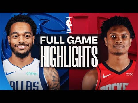 MAVERICKS at ROCKETS | FULL GAME HIGHLIGHTS | November 3, 2025